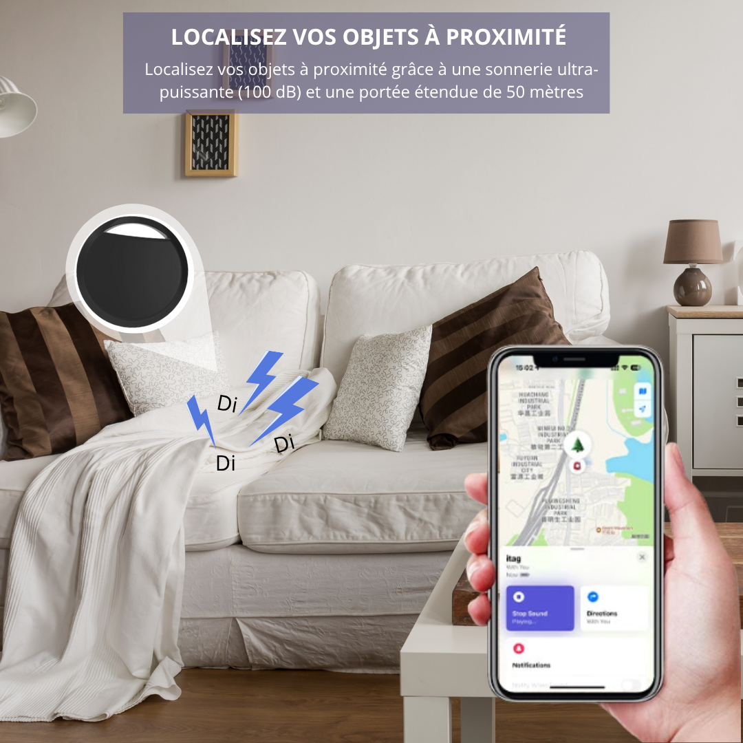 Tracker Bluetooth - Compatible Apple