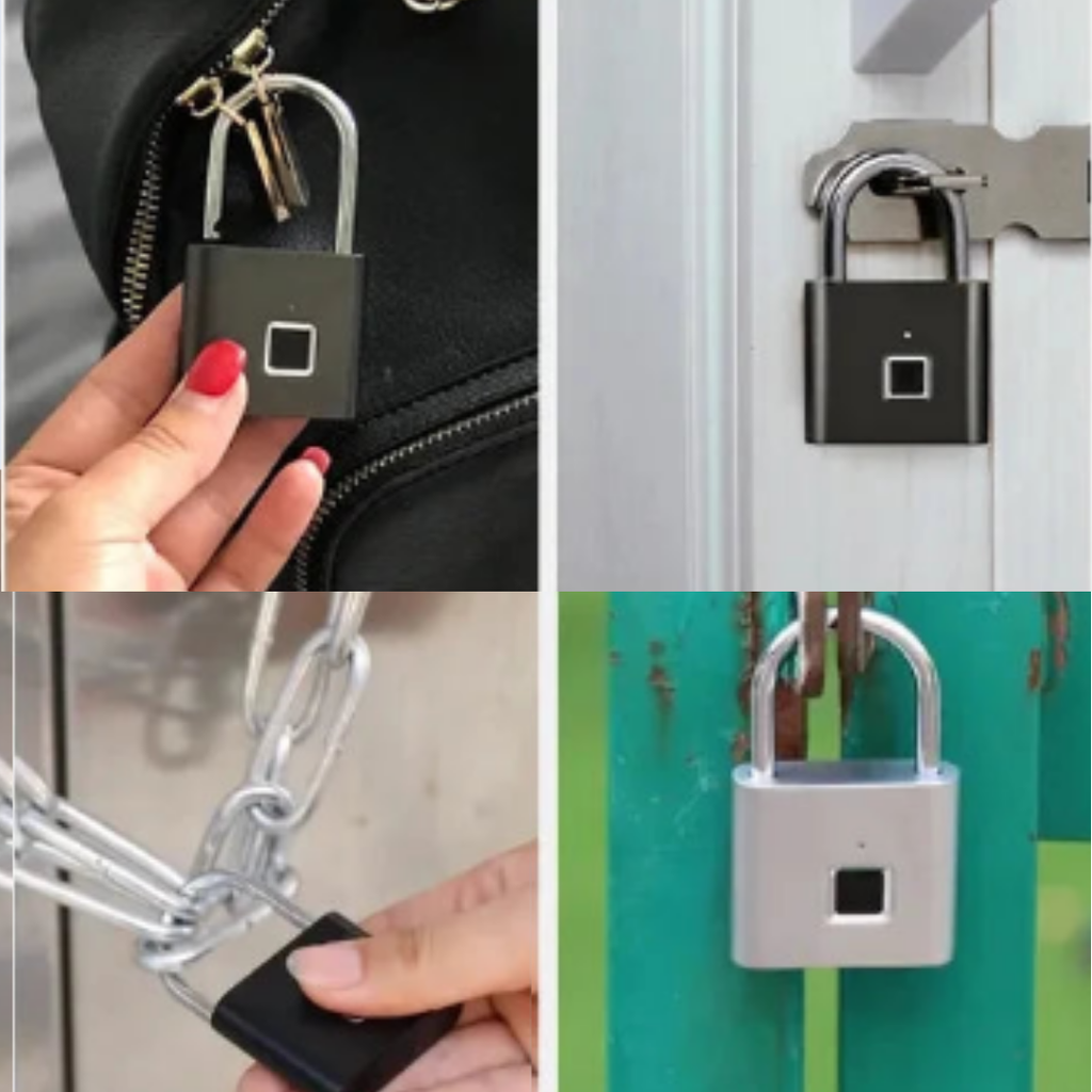 Cadenas Biométrique P2 – Empreinte Digitale Portable et Étanche IP65